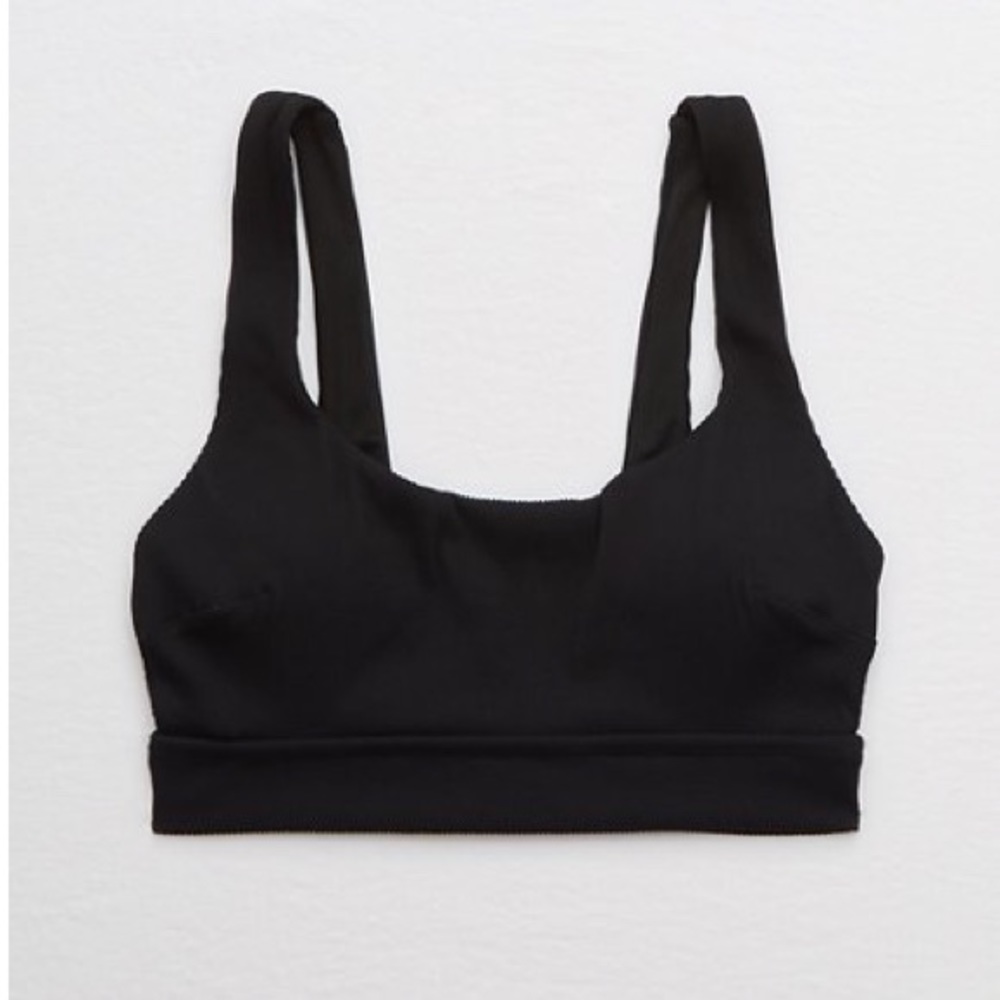 Aerie Ribbed Wide Strap Scoop Bikini Top